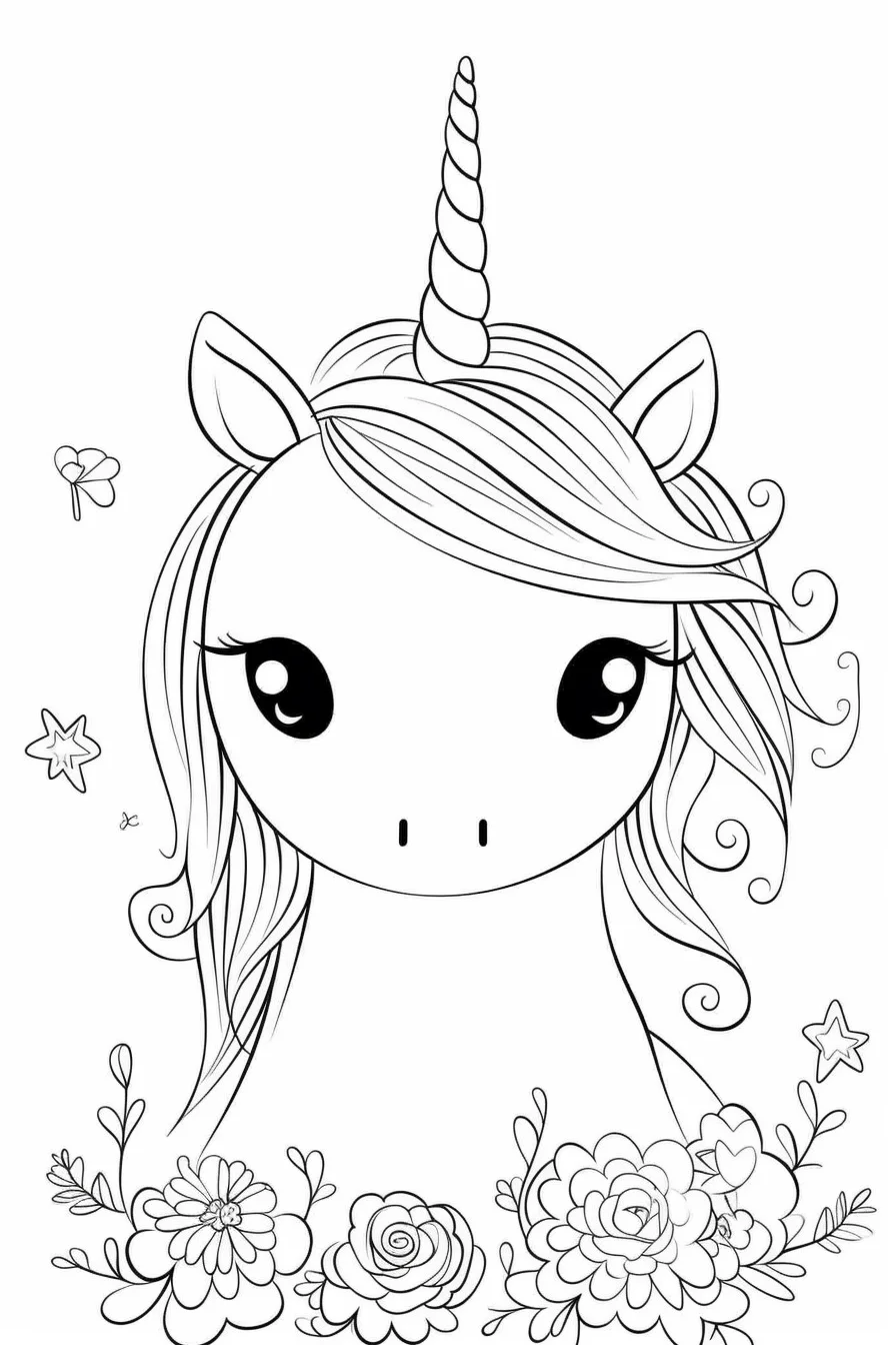 Unicorn coloring pages free