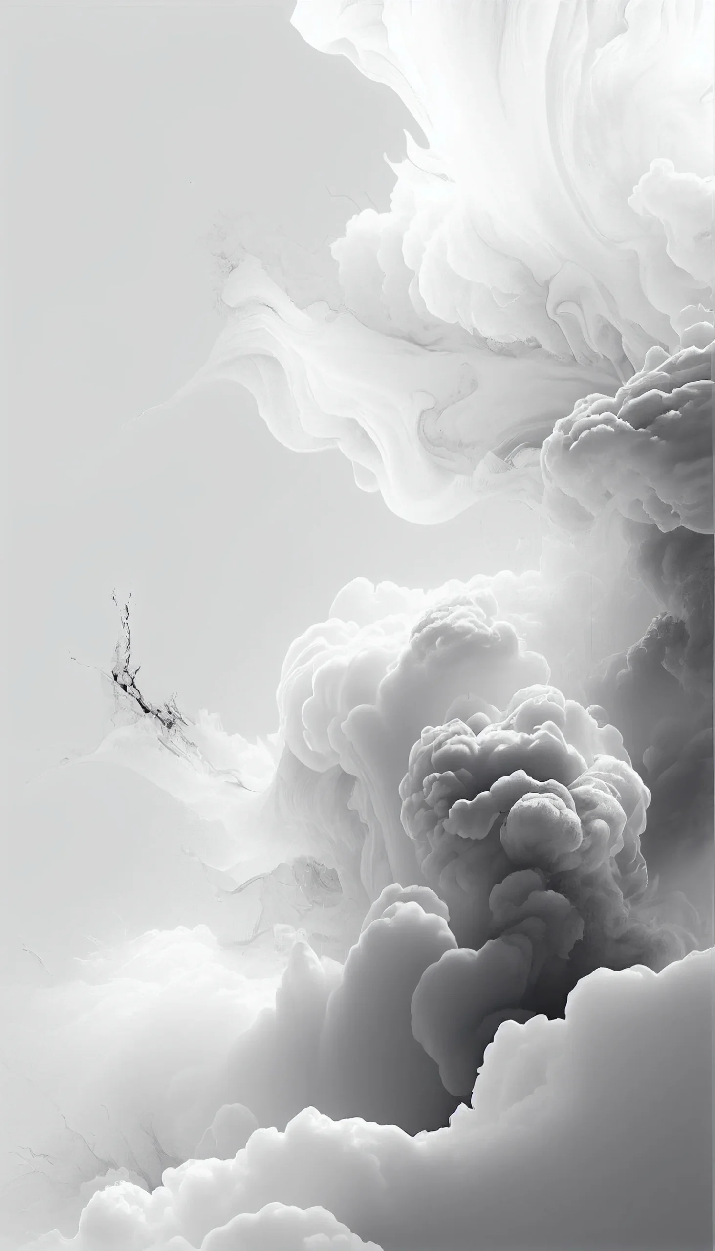 Download Cloudy Sky White Aesthetic Wallpaper, 52% OFF