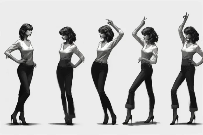 female art reference poses drawing