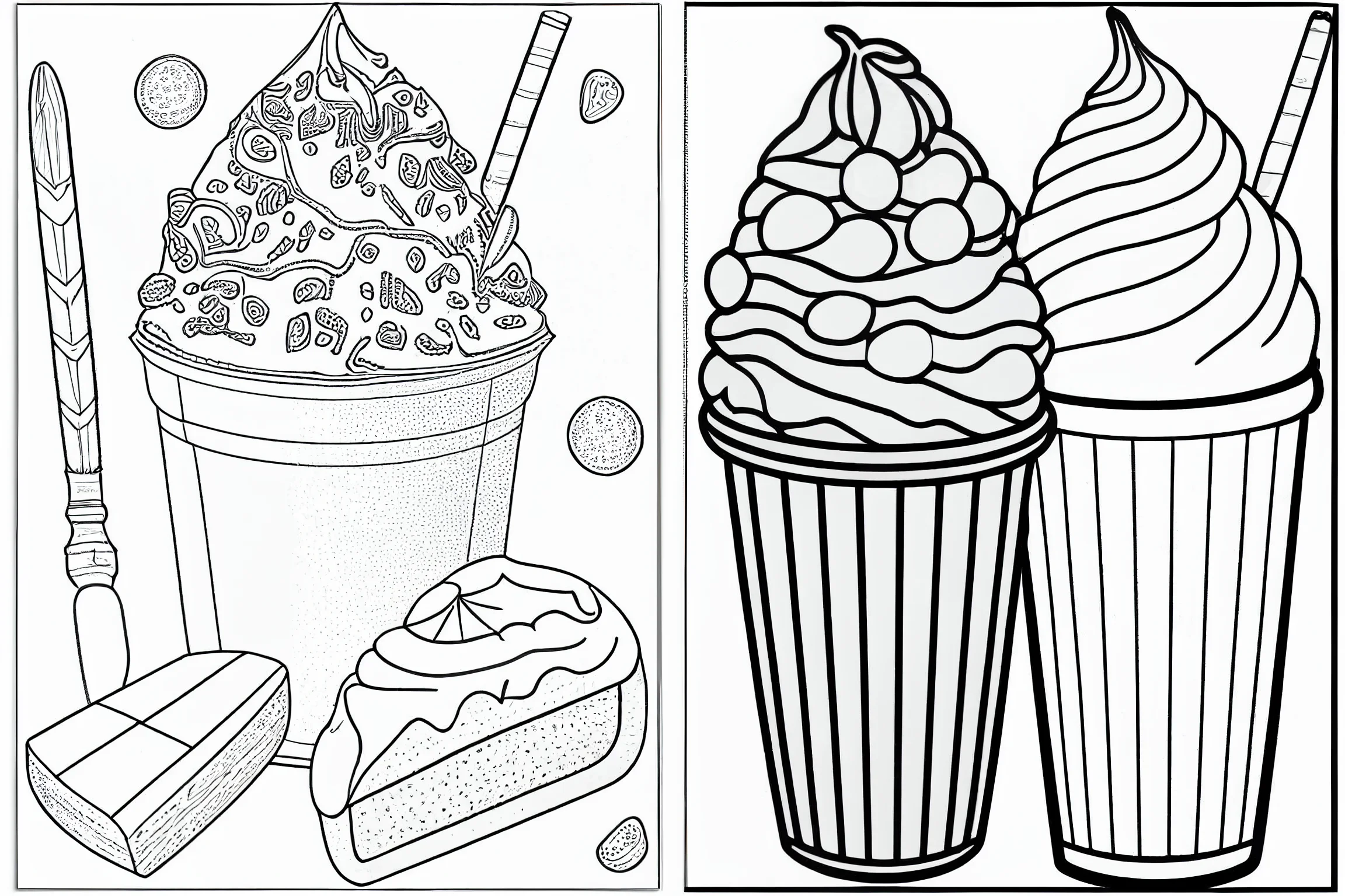 fruit food coloring pages