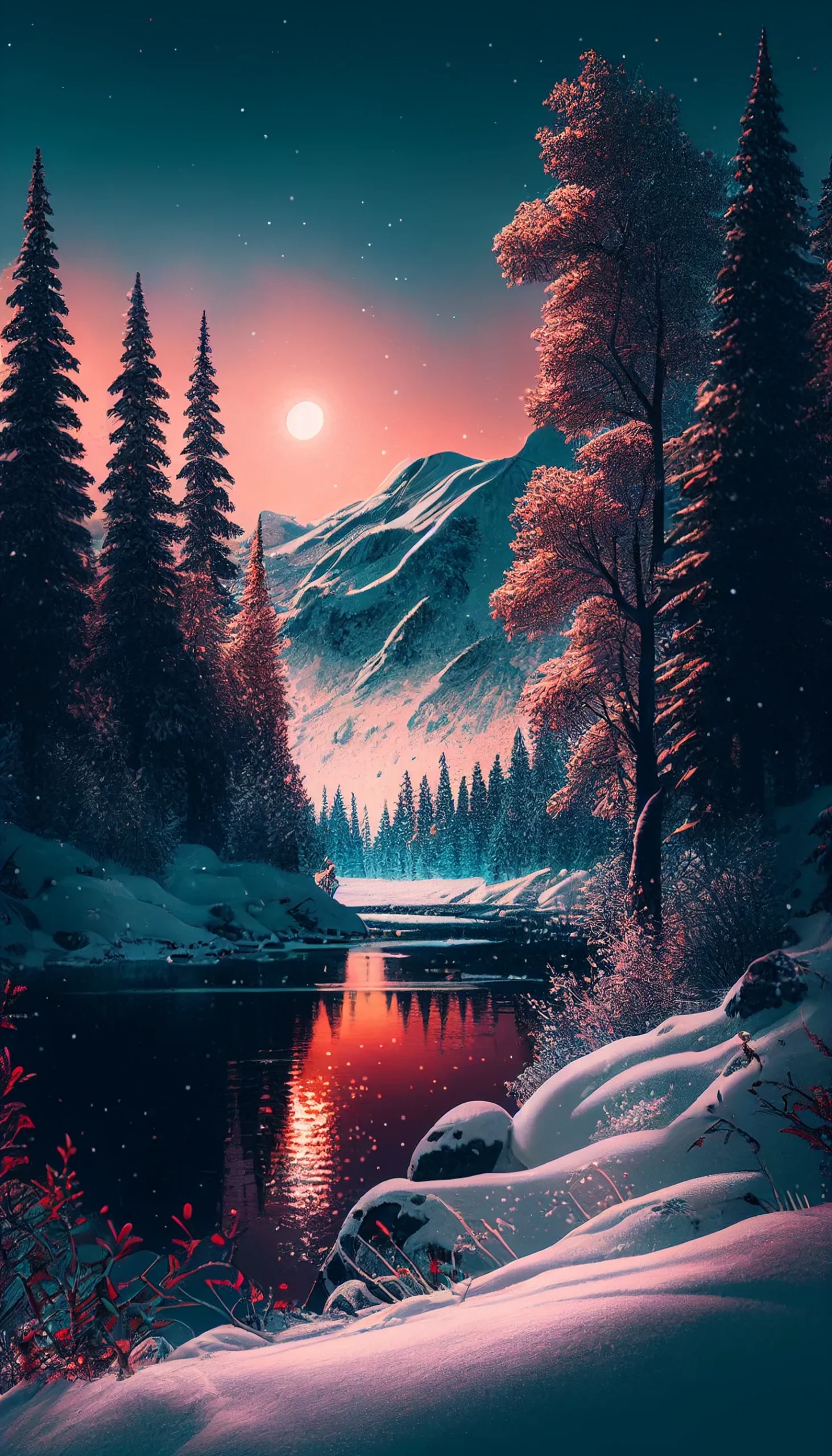 iphone winter aesthetic wallpaper