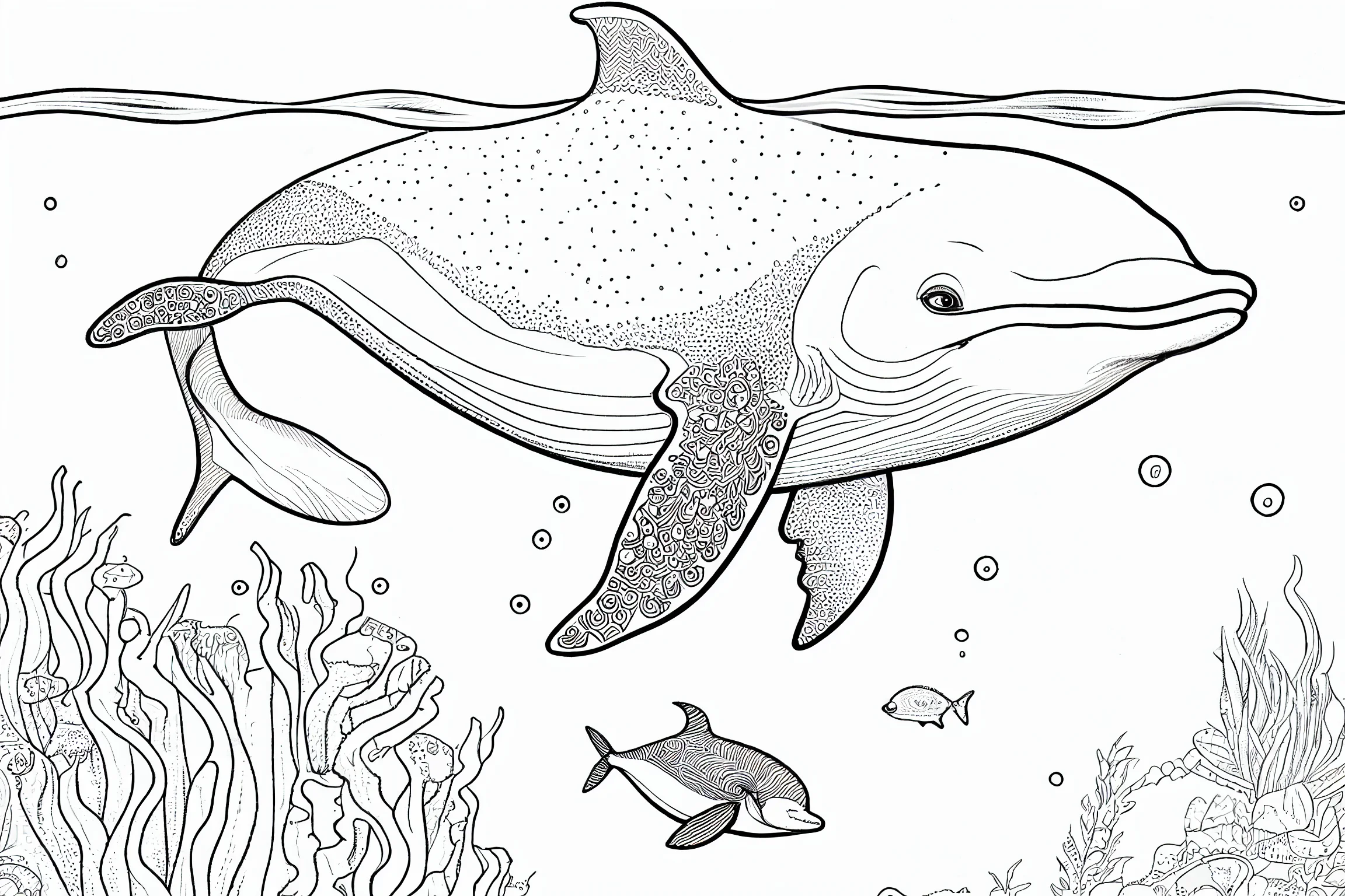 preschool sea animal coloring pages