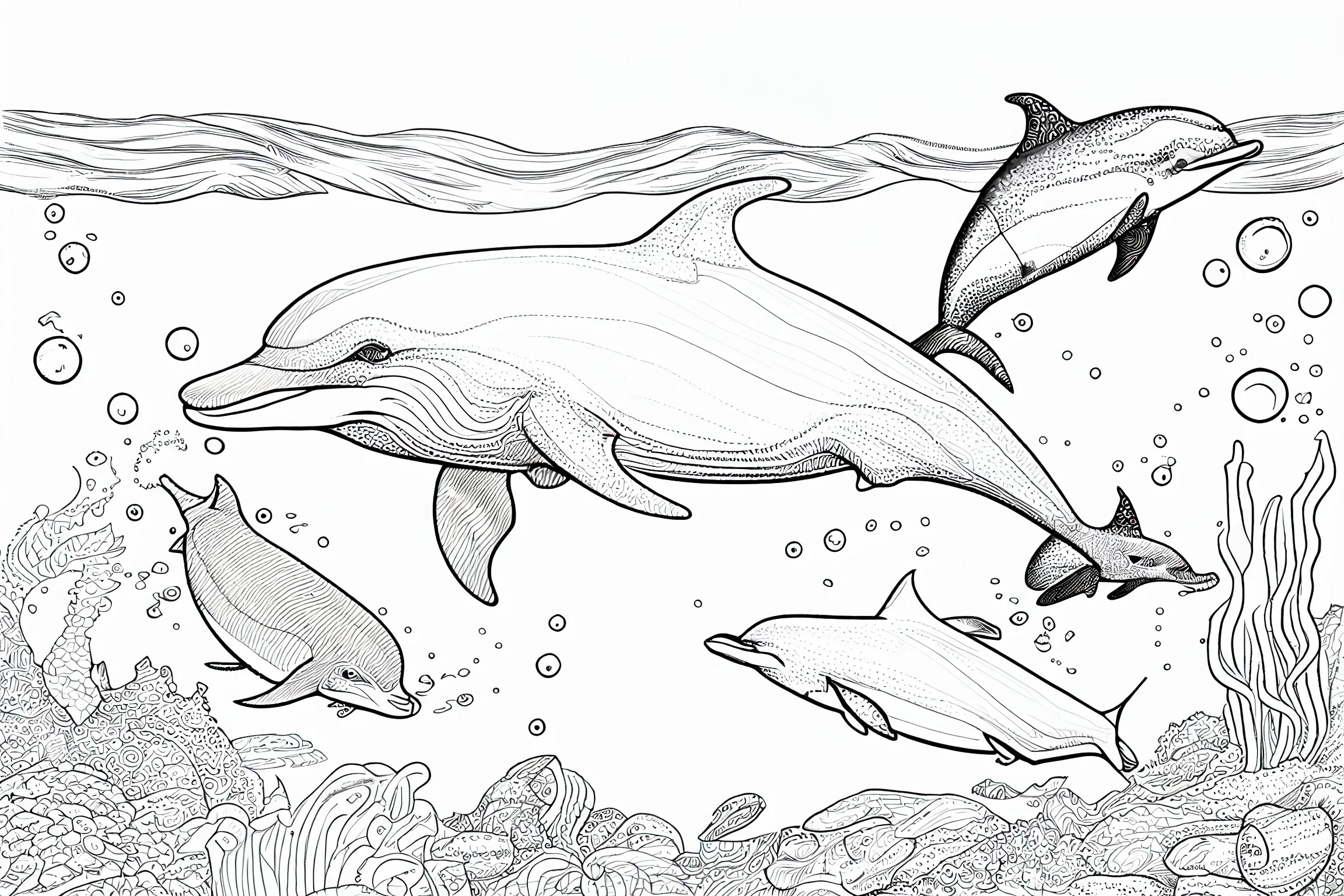 coloring pages of baby sea animals