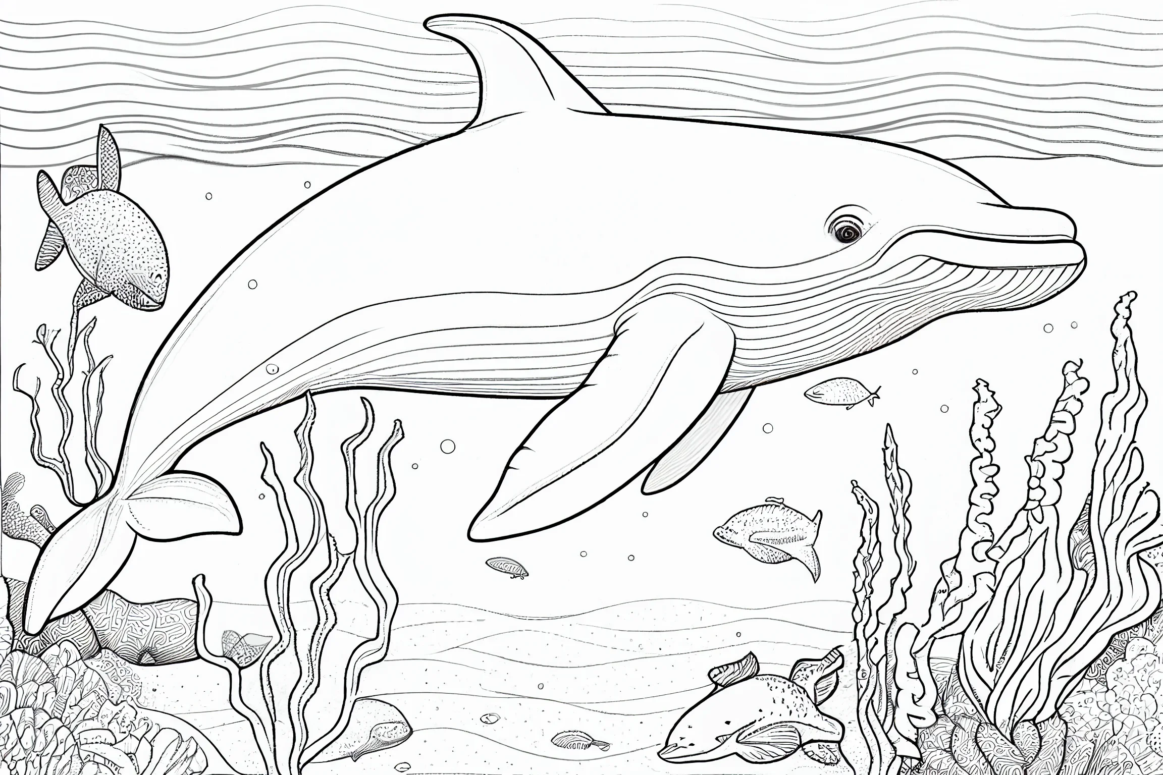 sea animal coloring pages