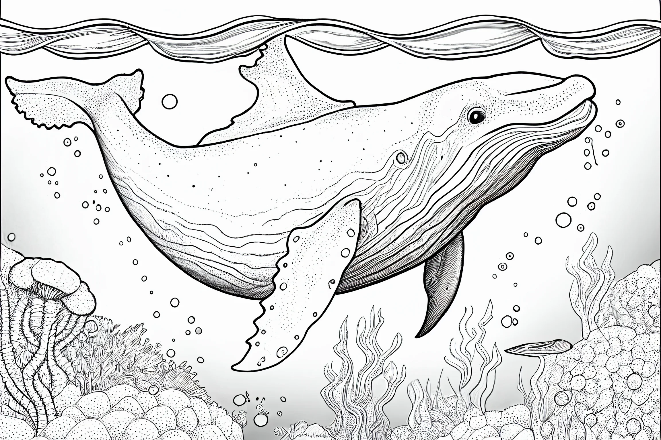 sea animals coloring pages for preschoolers