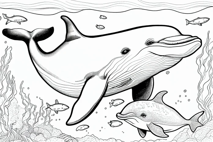 sea life ocean animals coloring pages