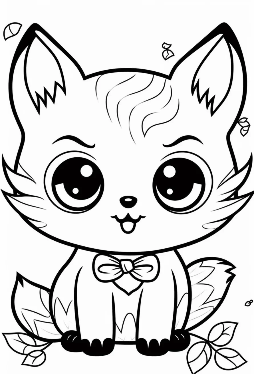 Baby Animal Cute Animal Coloring Pages