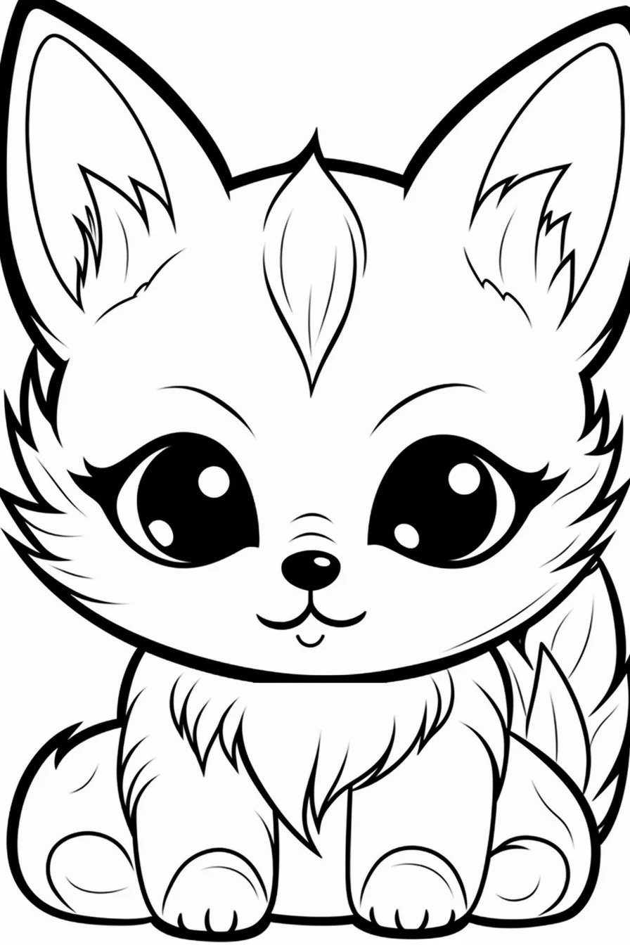Baby Cute Animal Coloring Pages