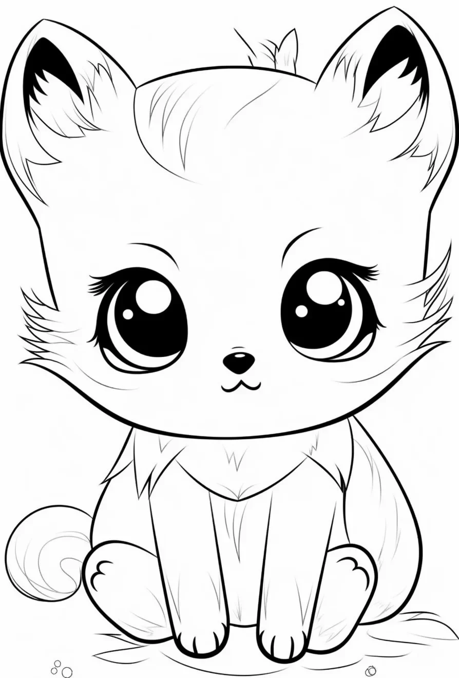 Baby Cute Coloring Pages