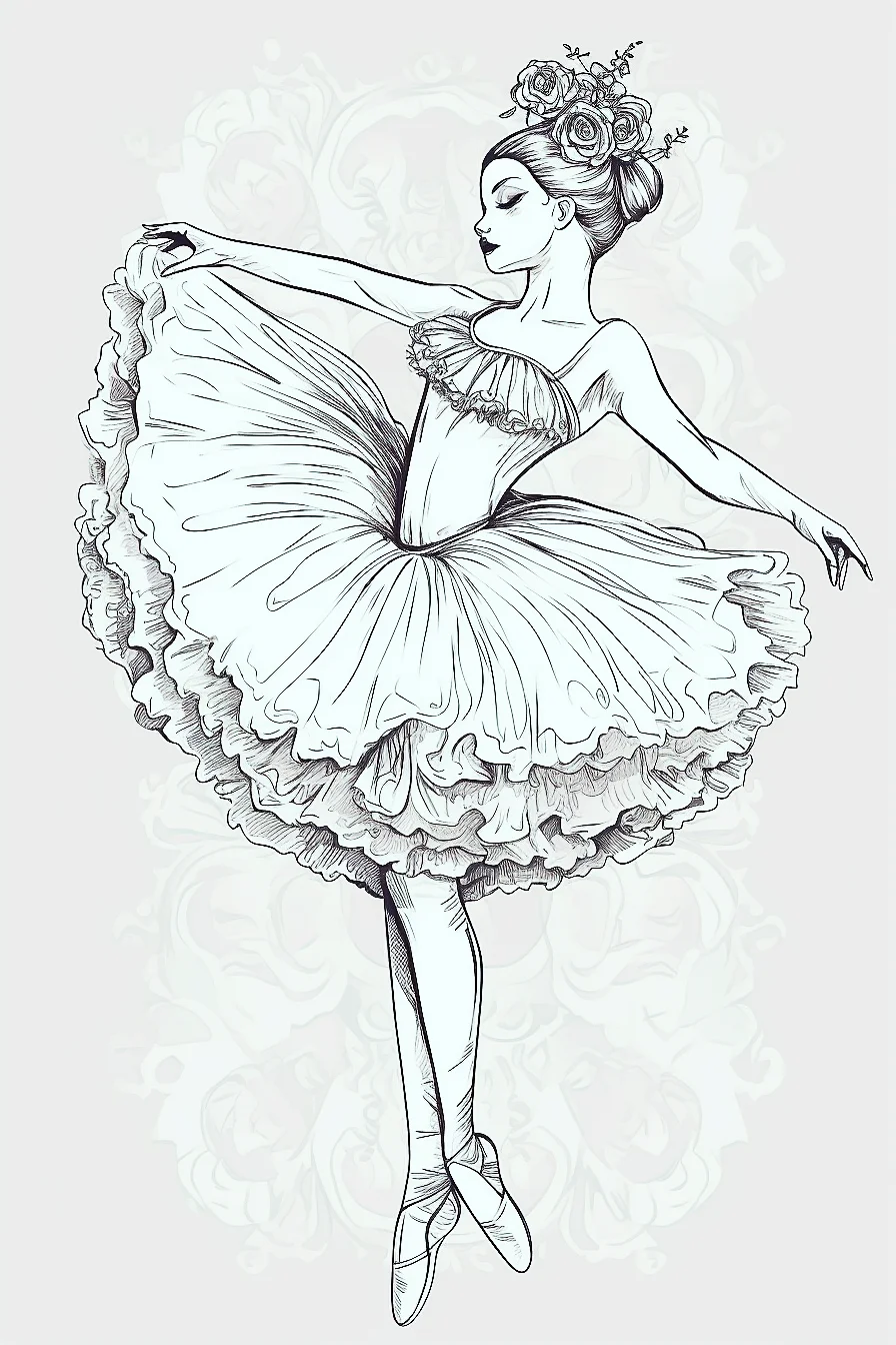 Ballerina Coloring Pages