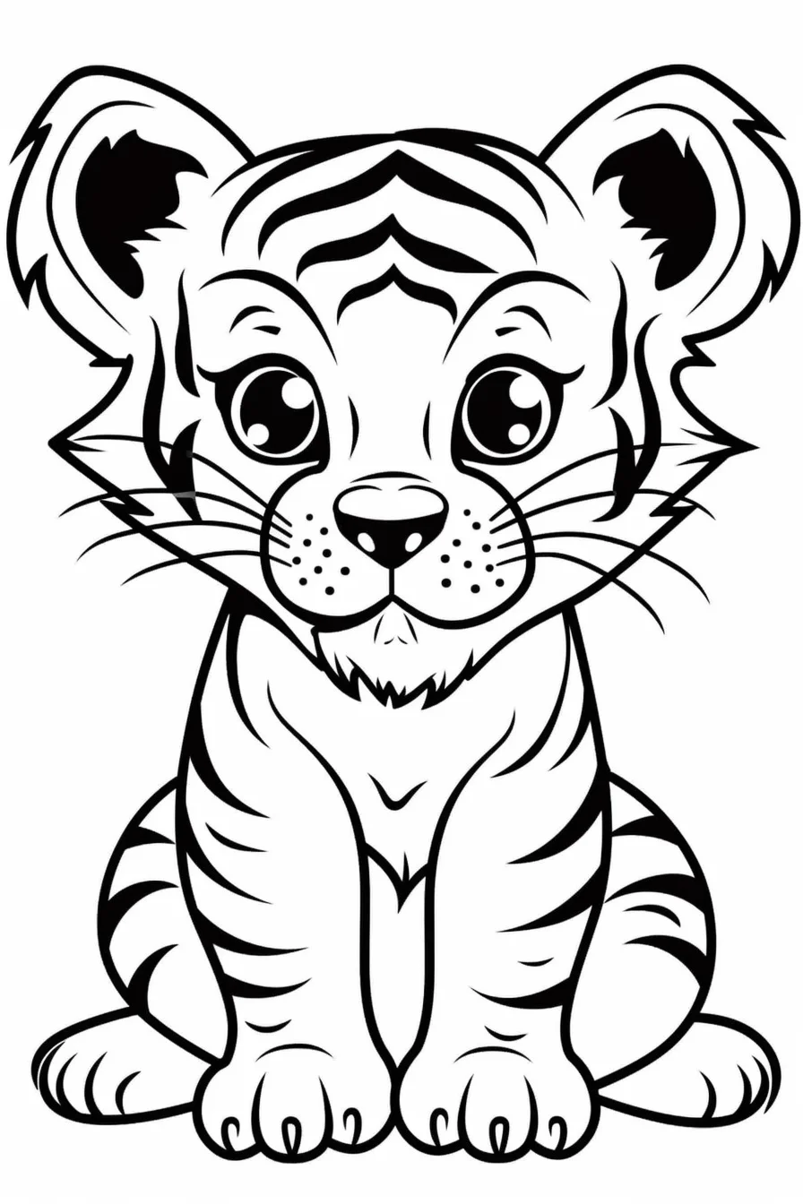 Coloring Sheet Tiger Coloring Pages