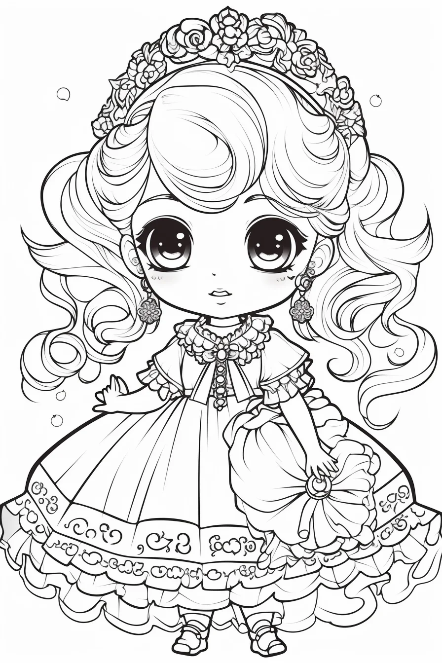 Princess Coloring Pages For Adults Free Word Template