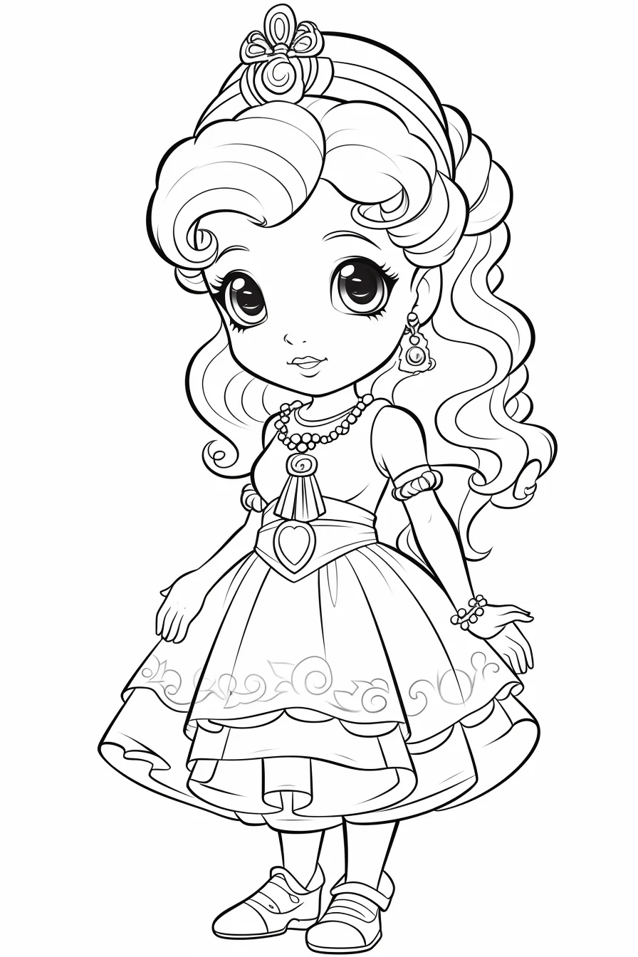 Cute baby disney princess coloring pages for kids printable