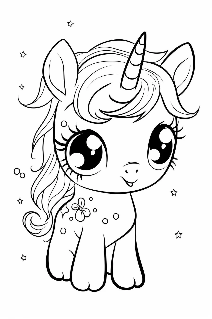 Cute baby my little pony coloring pages printable