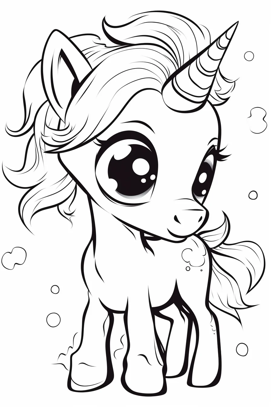 Cute horse coloring pages free