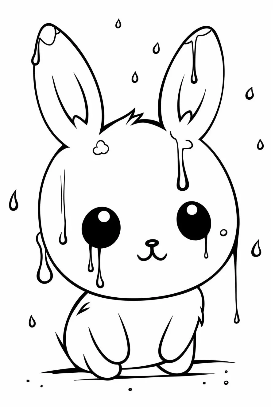 Easy Simple Kawaii Coloring Pages