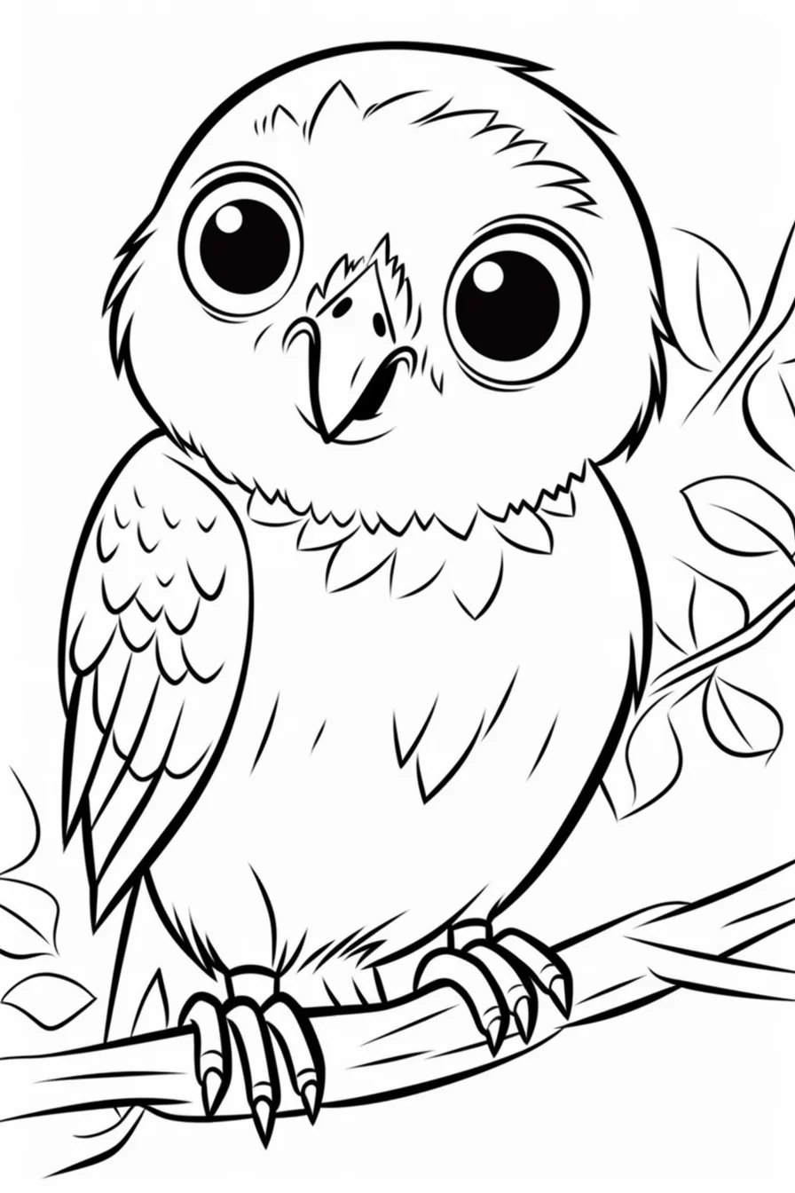 Free Printable Easy Bird Coloring Pages