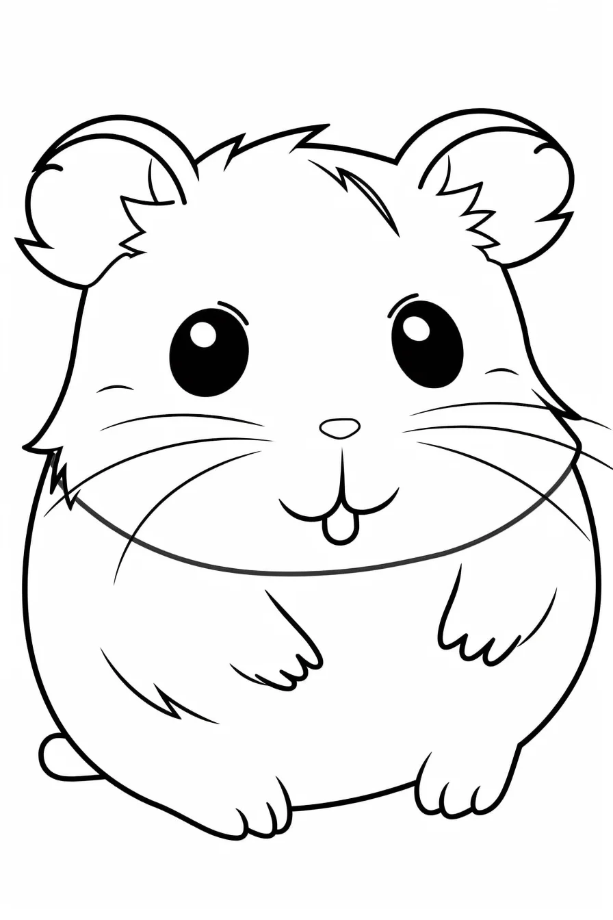 Hamster to Color