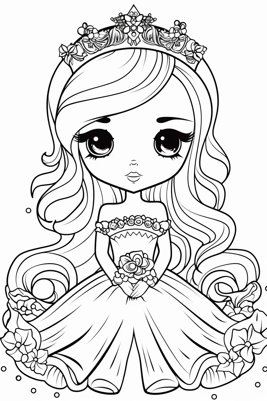 Printable Cute Princess Coloring Pages Princess Coloring Pages Best Coloring Pages For Kids