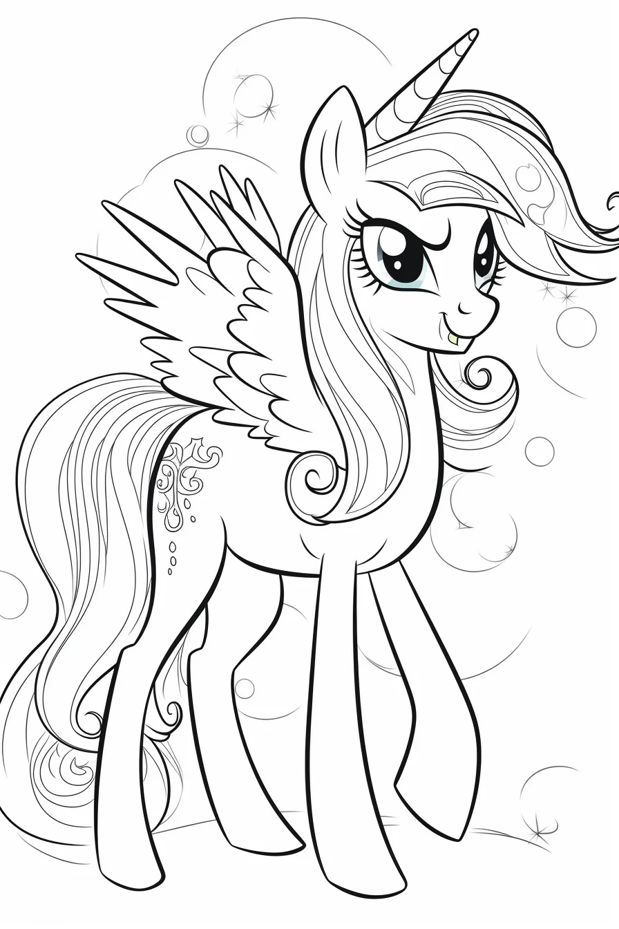 My little pony coloring pages