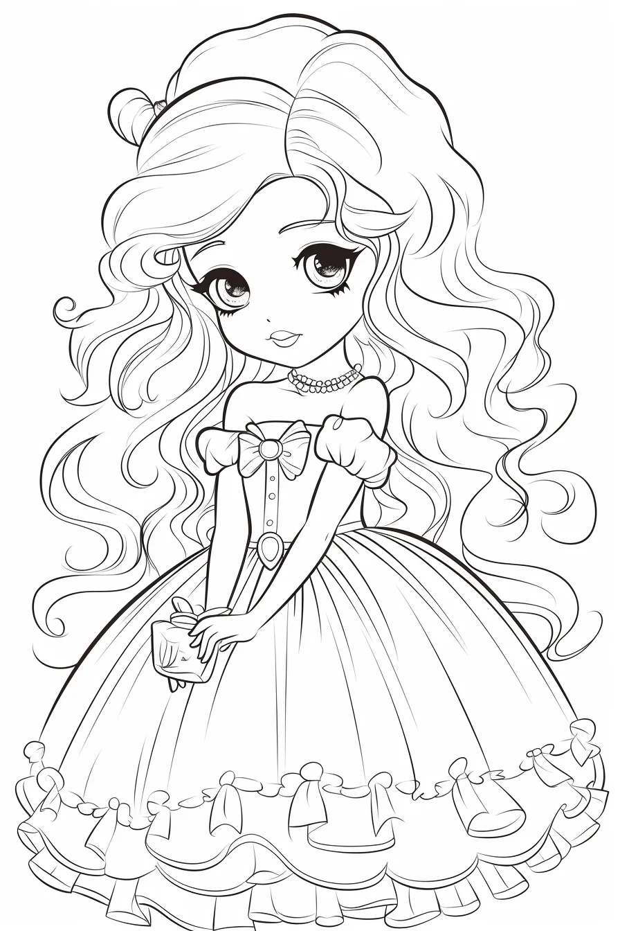 Princess coloring pages for preschoolers