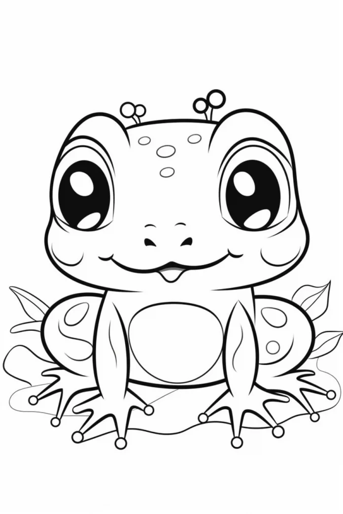 Printable Frog Coloring Pages for Kids