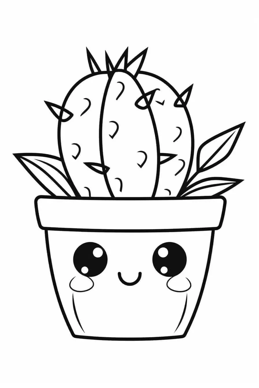 Printable Plant Coloring Pages