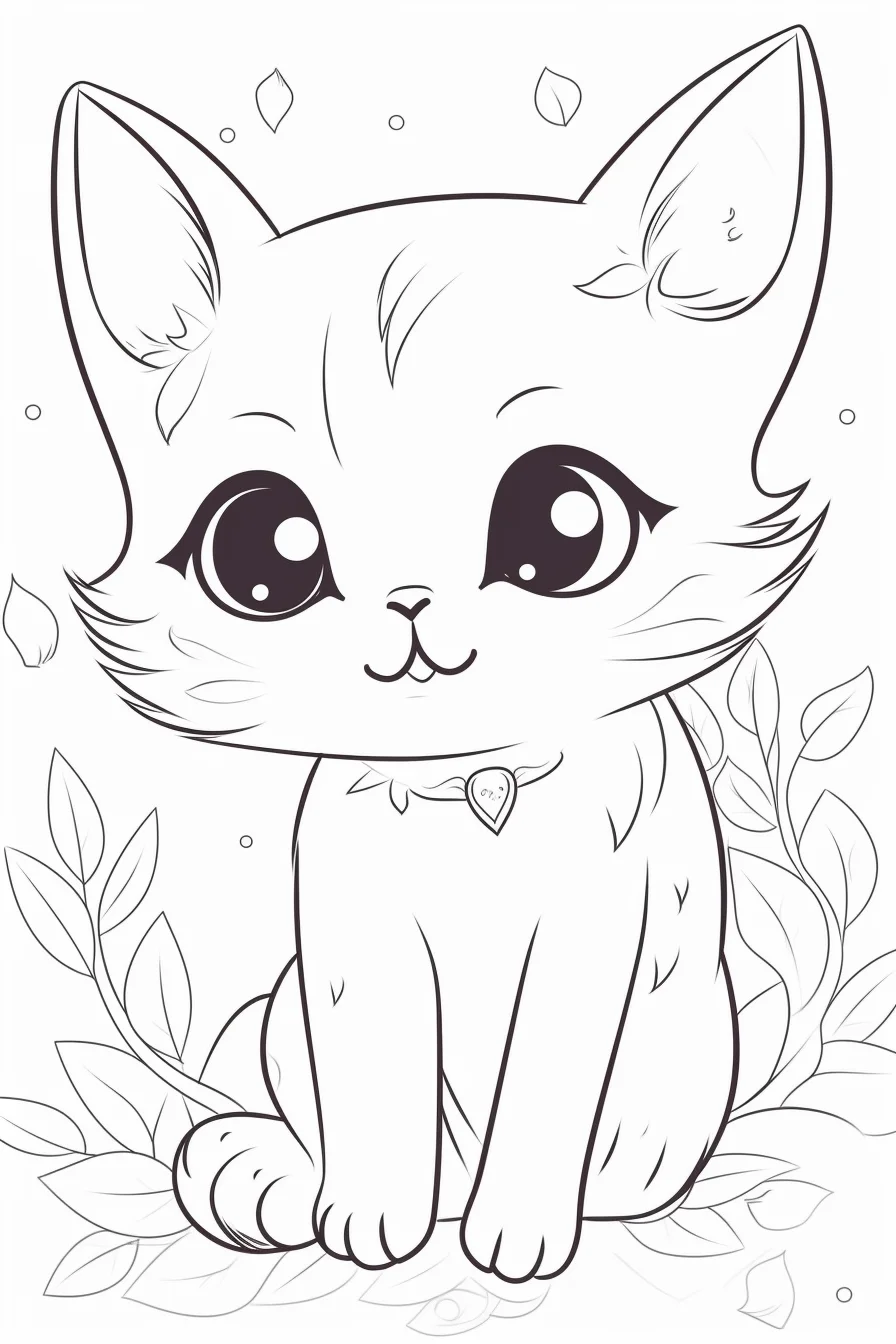 Simple Cute Coloring Pages