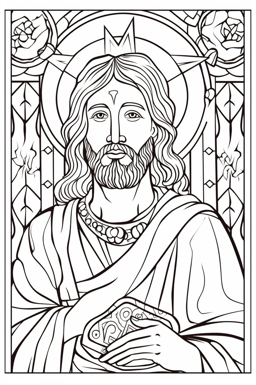 Jesus Color Sheets