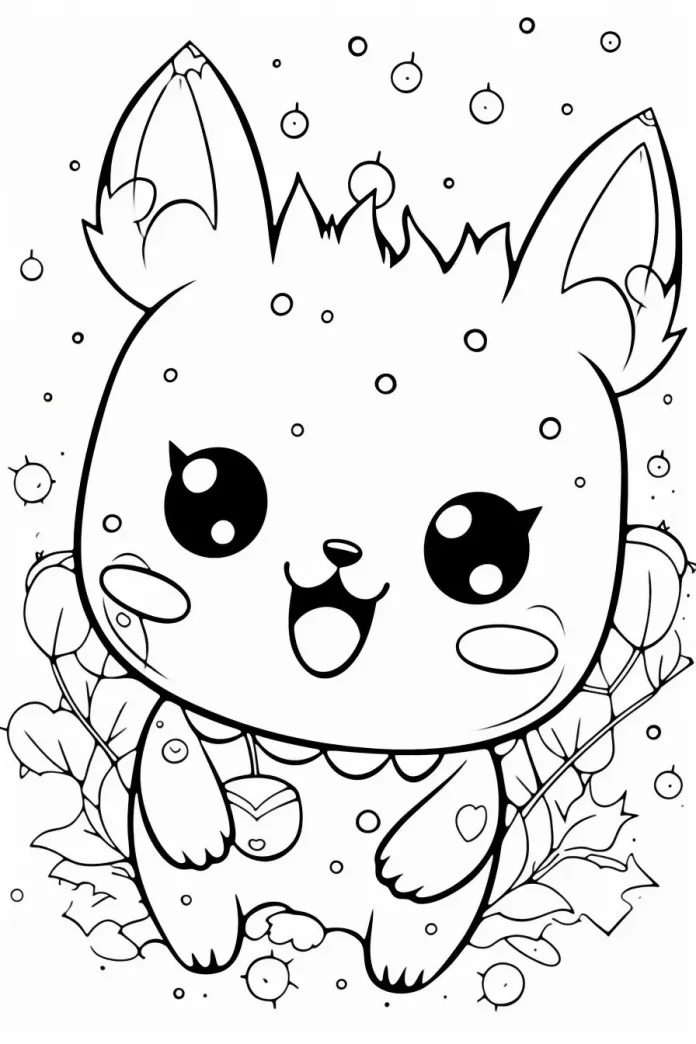 Animal Cute Coloring Pages