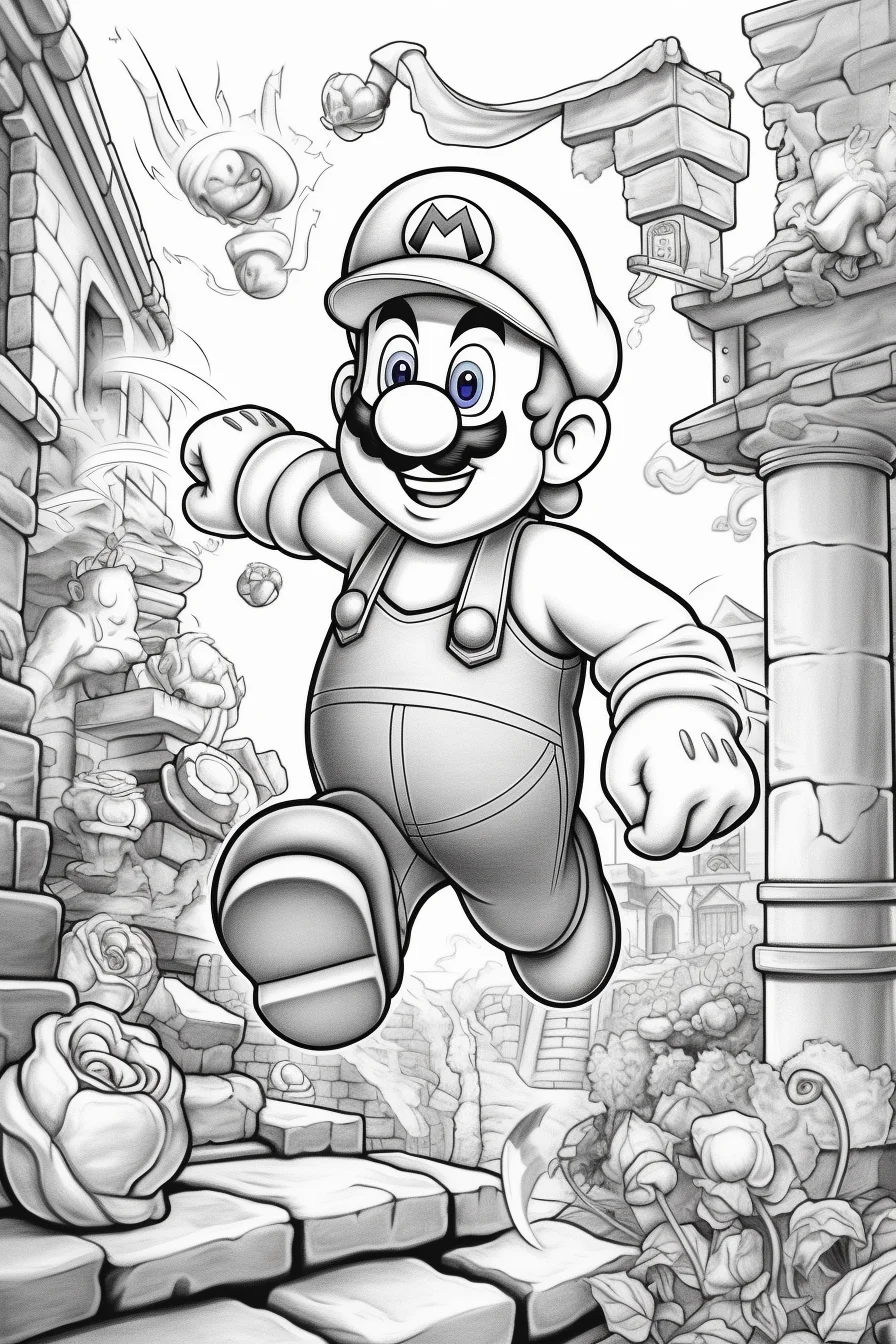 The Super Mario Bros. Movie coloring pages