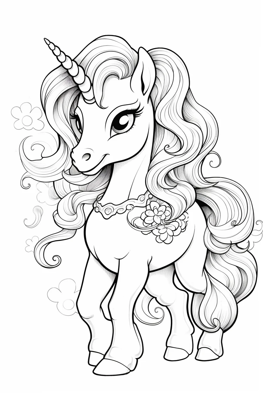 Cute Pony Coloring Pages: Bring Magic to Life