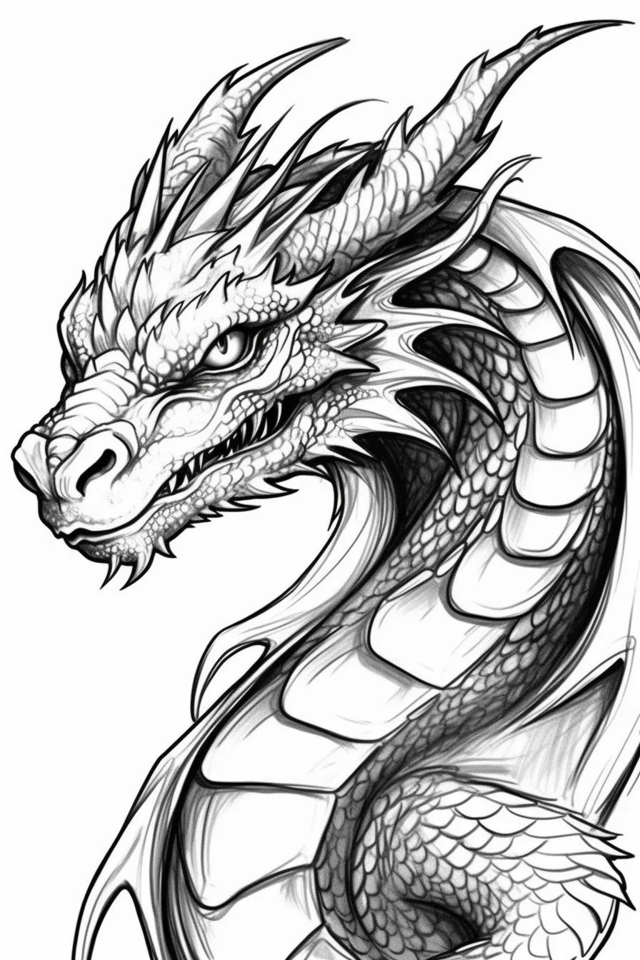 cool dragon coloring pages printable