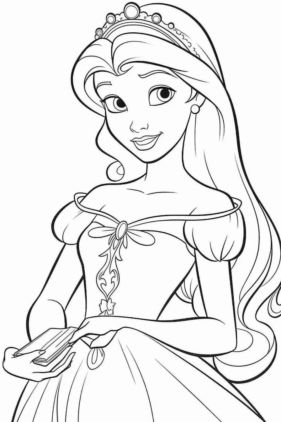 cute barbie coloring pages for girls