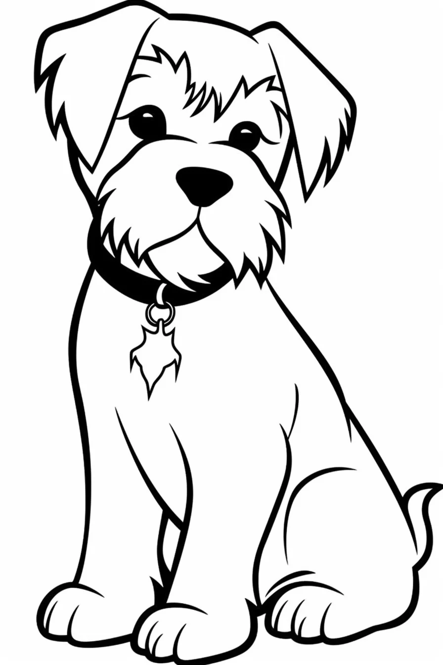 cute printable puppy dog coloring pages