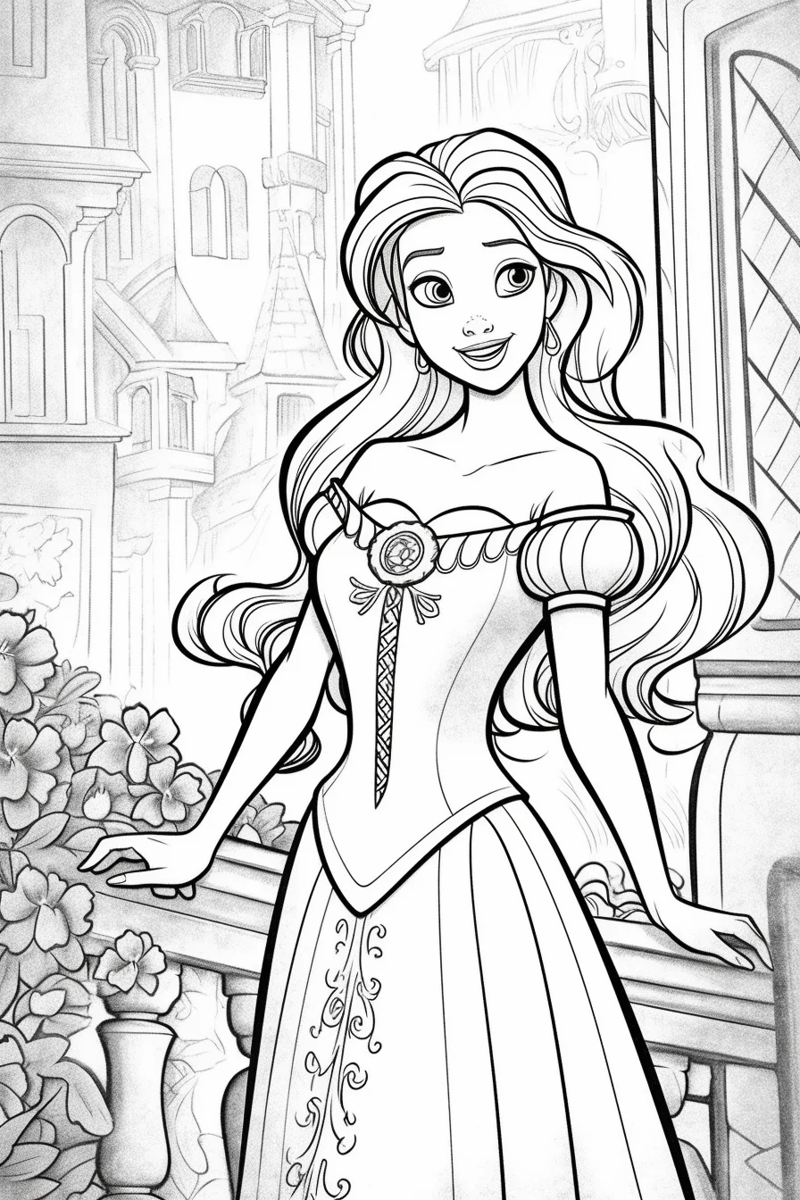 disney princess coloring pages printable free