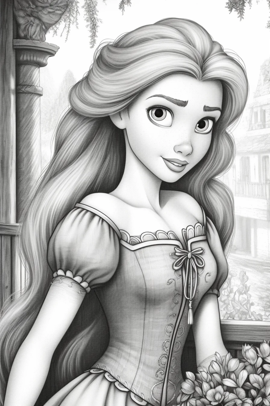 disney princess colouring pages for adults