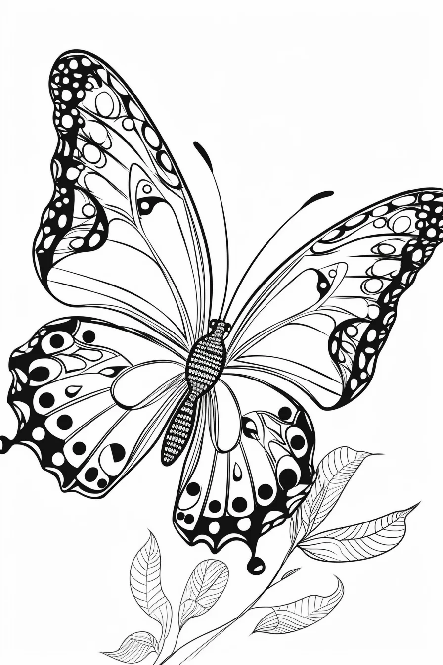 free printable butterfly coloring pages for adults