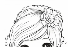 free printable cute mermaid coloring pages