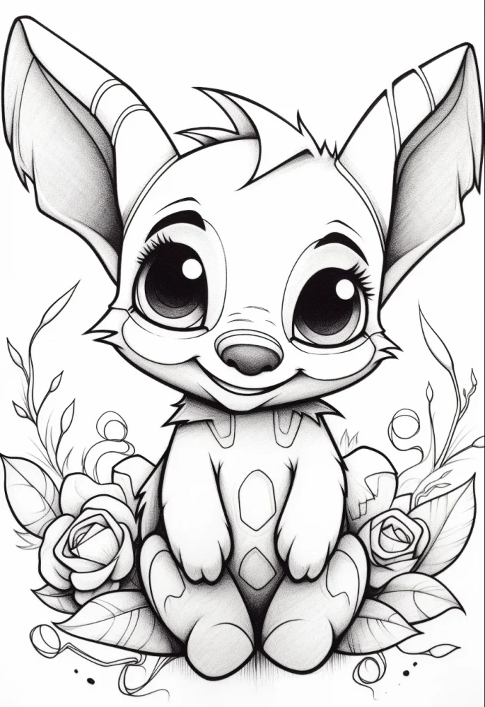 lilo and stitch coloring pages free