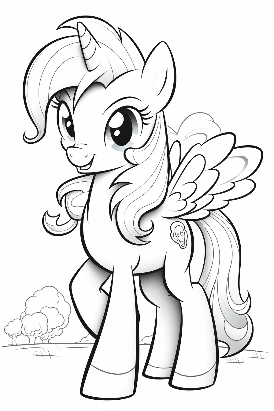 my little pony free printable coloring pages for kids