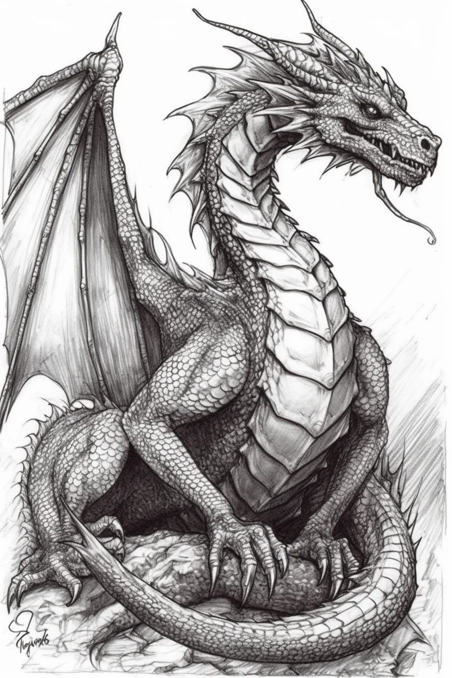 realistic mythical dragon dragon coloring pages for adults