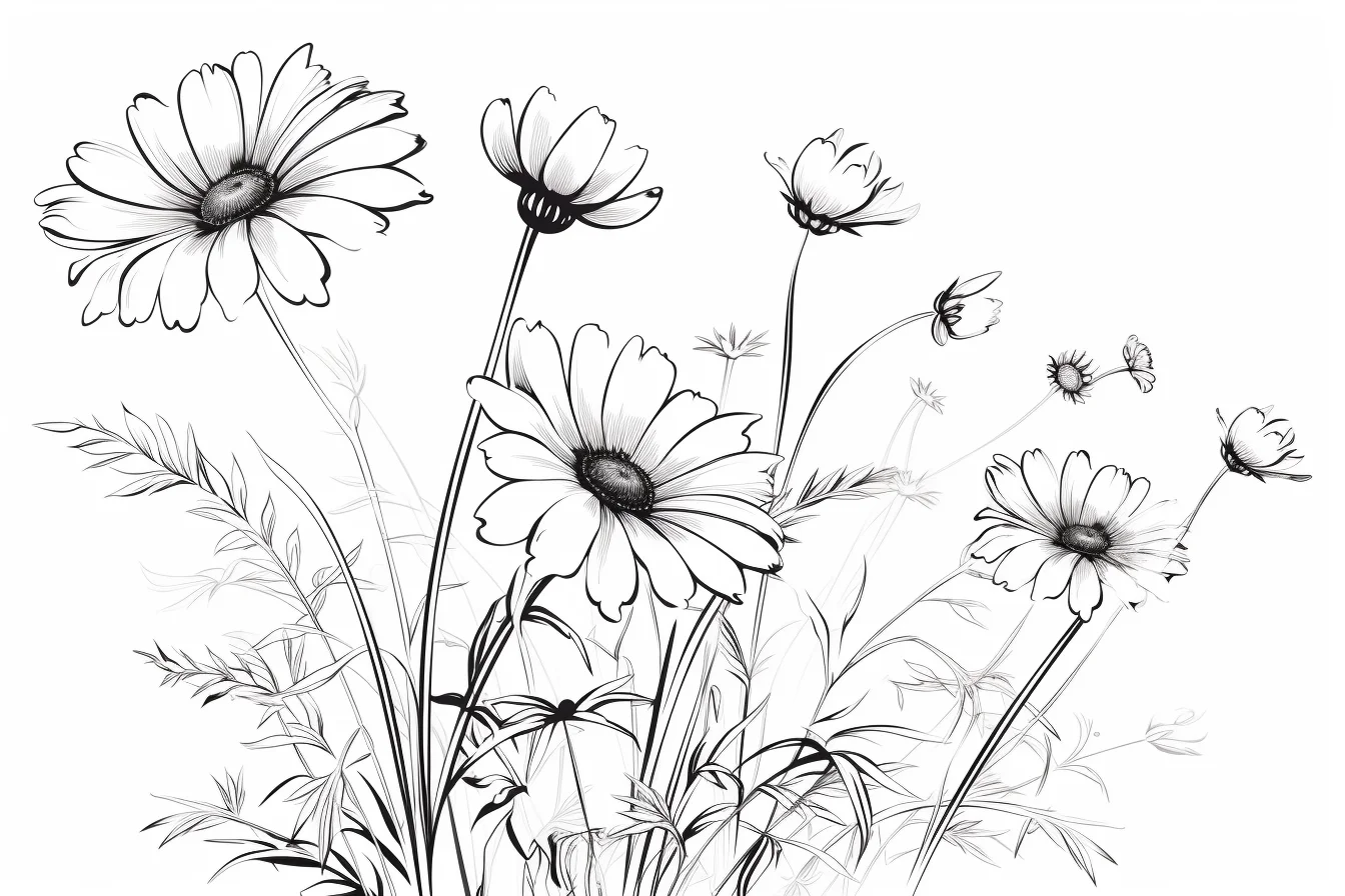 relaxation flower coloring pages for adults