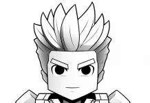 roblox character roblox coloring pages