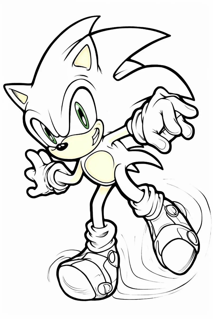 sonic the hedgehog sonic coloring pages