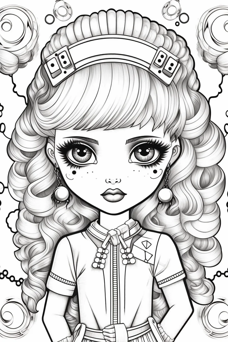 surprise omg fashion lol omg doll coloring pages