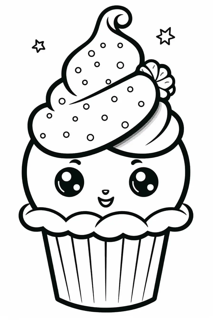 Ice Cream Coloring Pages for Adults