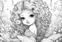 The Little Mermaid coloring pages
