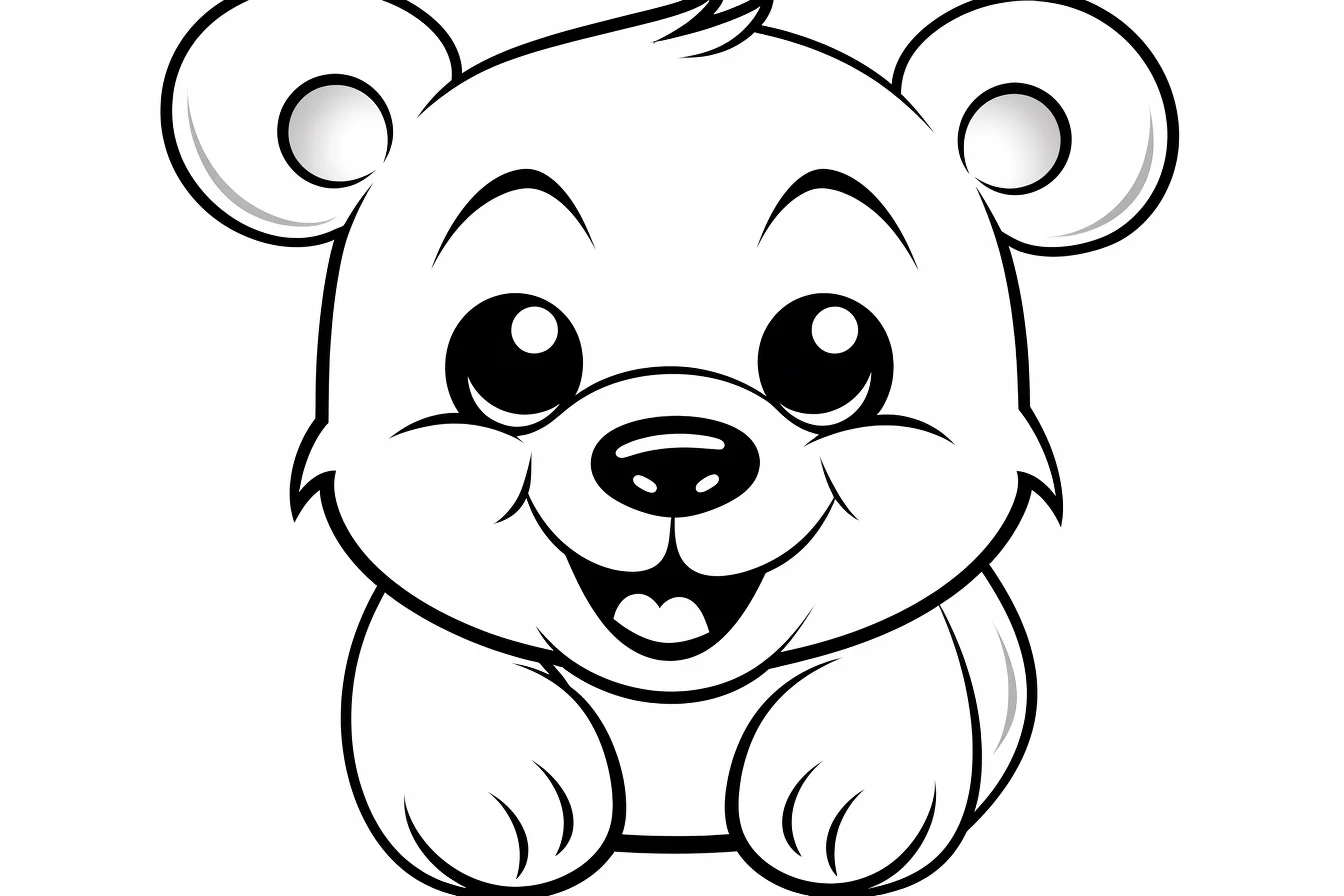 bear coloring pages to print
