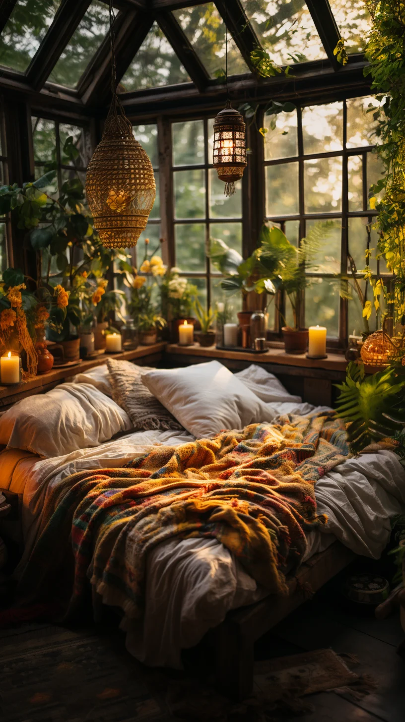 bohemian earthy bedroom design ideas